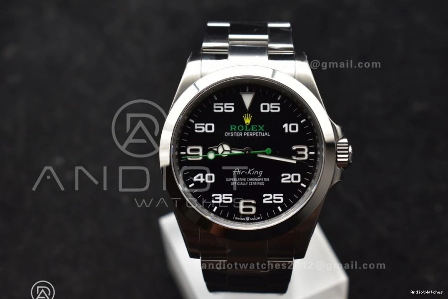 Edition 1:1 VS VSF SS Best 509 Black Bracelet 904L on Air-King 126900 Dial SmoothTexture Steel 0816
